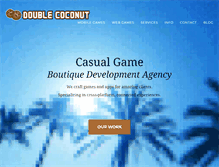 Tablet Screenshot of doublecoconut.com
